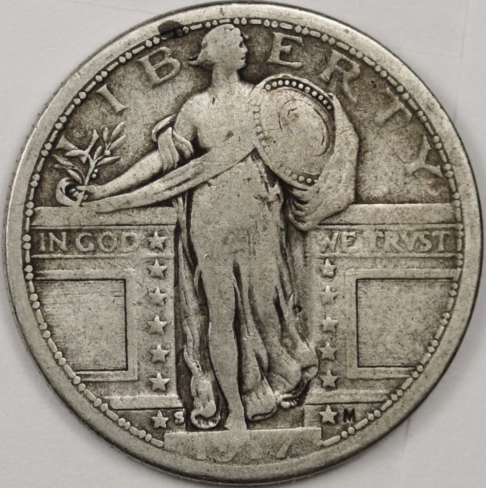 1917-S-Standing-Liberty-Quarter-Type-1---A-Frisco-Specimen